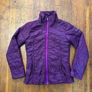 Columbia Omni-Heat Purple Puffer Size Small